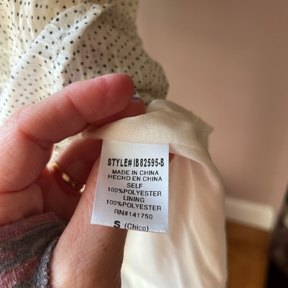 Bohme fully lined polka dot midi skirt. Size small. New without tag. - Picture 6 of 9